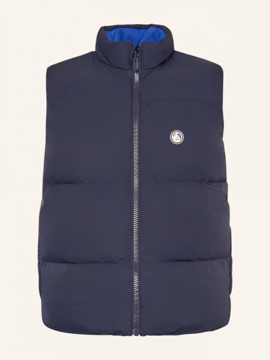 Obrázek produktu Petit Bateau Prošívaná Oboustranná Vesta tmavě modrá