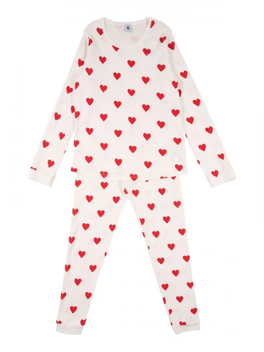 Obrázek produktu PETIT BATEAU Pyžamo červená / bílá
