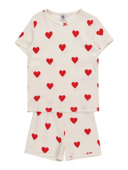 Obrázek produktu PETIT BATEAU Pyžamo červená / bílá