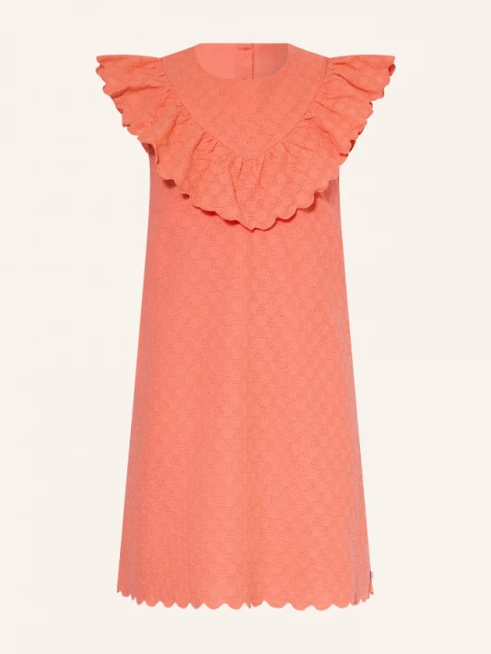 Obrázek produktu Petit Bateau Šaty S Volánky světle červená