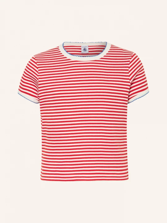 Obrázek produktu Petit Bateau Tričko červená / bílá