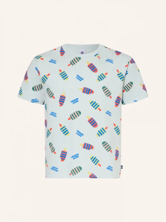 Obrázek produktu Petit Bateau Tričko mátová / červená / modrá