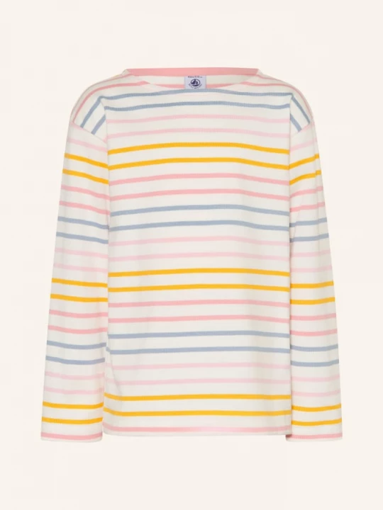 Obrázek produktu Petit Bateau Tričko S Dlouhým Rukávem bílá / růžová / modrá