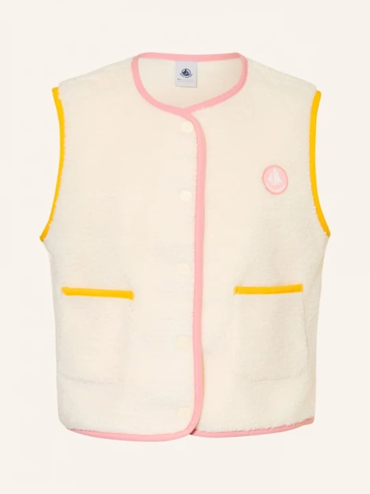 Obrázek produktu Petit Bateau Vesta Z Plyšové Kožešiny krémová / růžová / tmavě žlutá