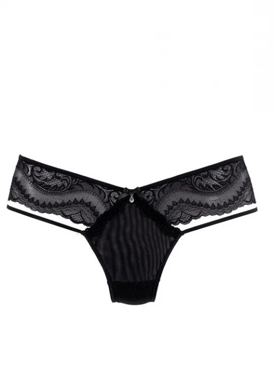 Obrázek produktu PETITE FLEUR GOLD Tanga  černá
