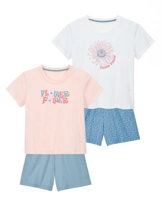 Obrázek produktu Petite Fleur Kids Pyžamo safírová / pastelově růžová / červená / bílá