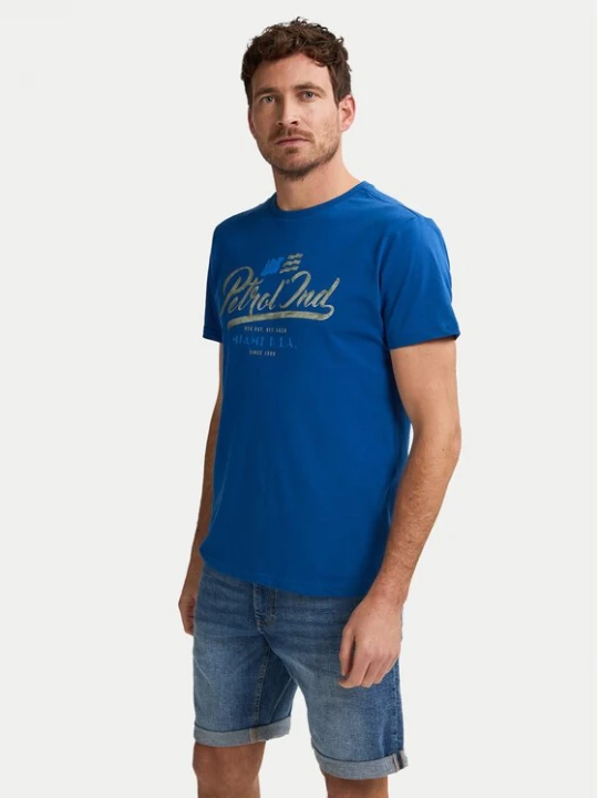 Obrázek produktu Petrol Industries T-Shirt M-1050-TSR600 Modrá Regular Fit