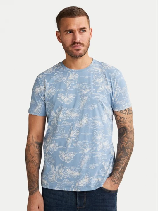 Obrázek produktu Petrol Industries T-Shirt M-1050-TSR623 Světle modrá Regular Fit