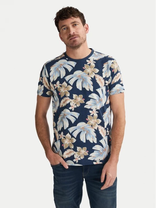 Obrázek produktu Petrol Industries T-Shirt M-1050-TSR655 Tmavomodrá Regular Fit