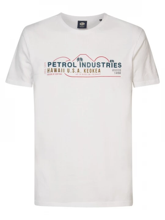 Obrázek produktu Petrol Industries Tričko modrá / zlatá / červená / bílá