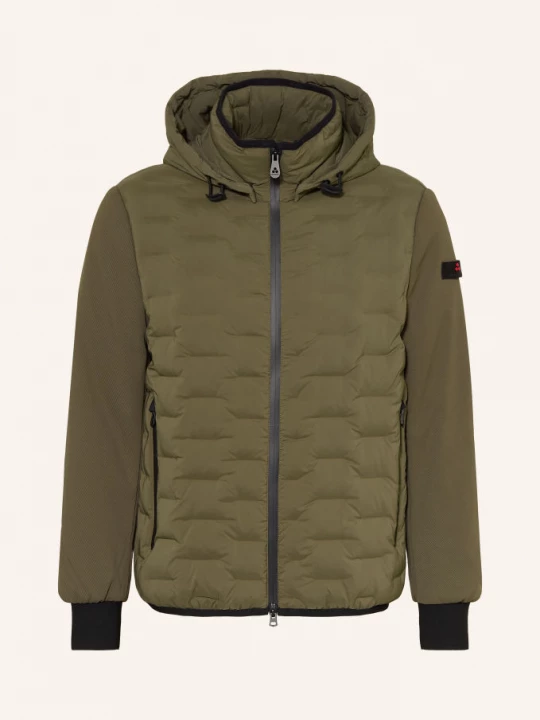 Obrázek produktu Peuterey Prošívaná Bunda Holzer Z Kombinace Materiálů khaki / černá