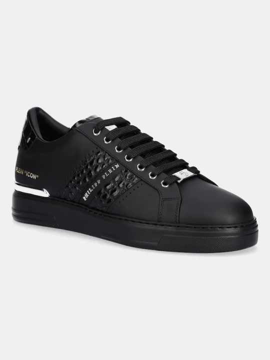 Obrázek produktu Philipp Plein Kožené tenisky Philipp Plein Plein Icon černá