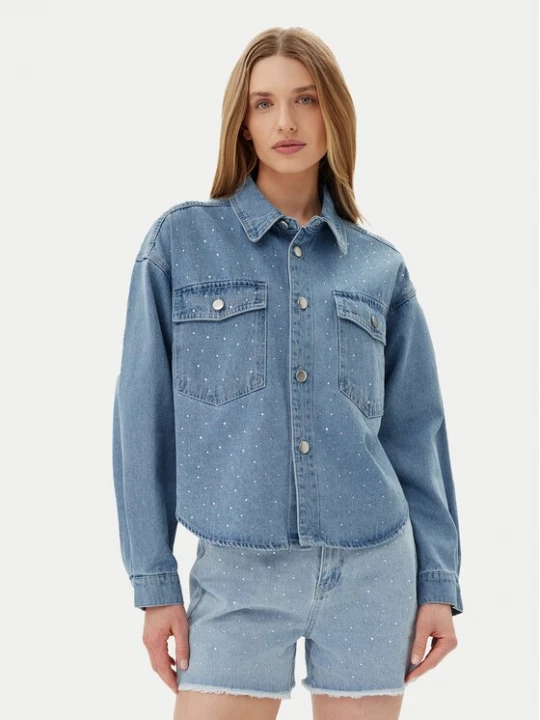Obrázek produktu Pieces Jeansová bunda Tamra 17157410 Modrá Regular Fit