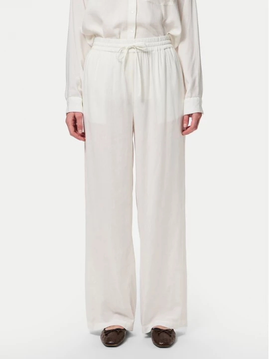Obrázek produktu Pieces Kalhoty z materiálu Pia 17149314 Bílá Wide Leg