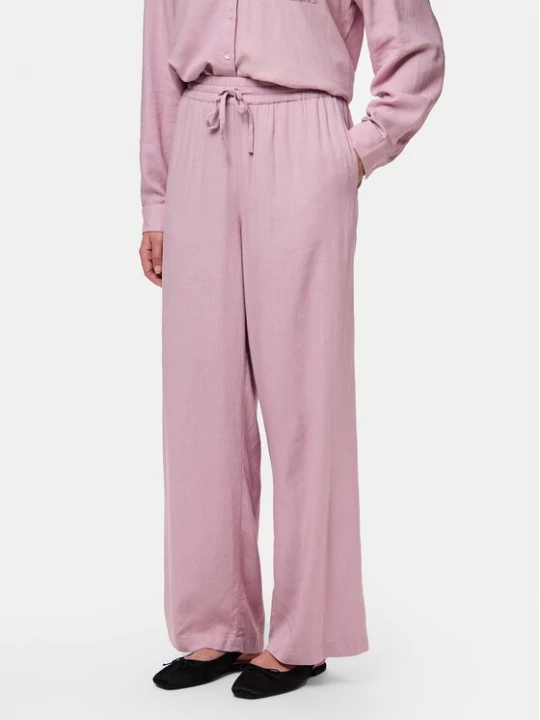 Obrázek produktu Pieces Kalhoty z materiálu Pia 17149314 Růžová Wide Leg