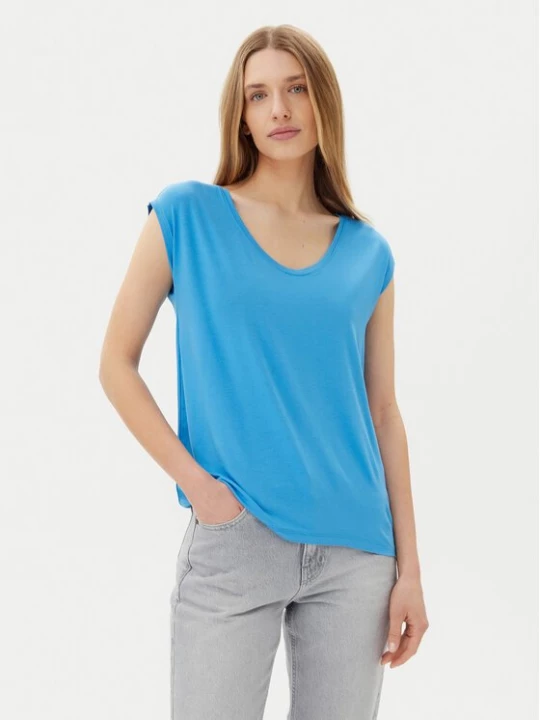 Obrázek produktu Pieces T-Shirt Billo 17078732 Modrá Loose Fit
