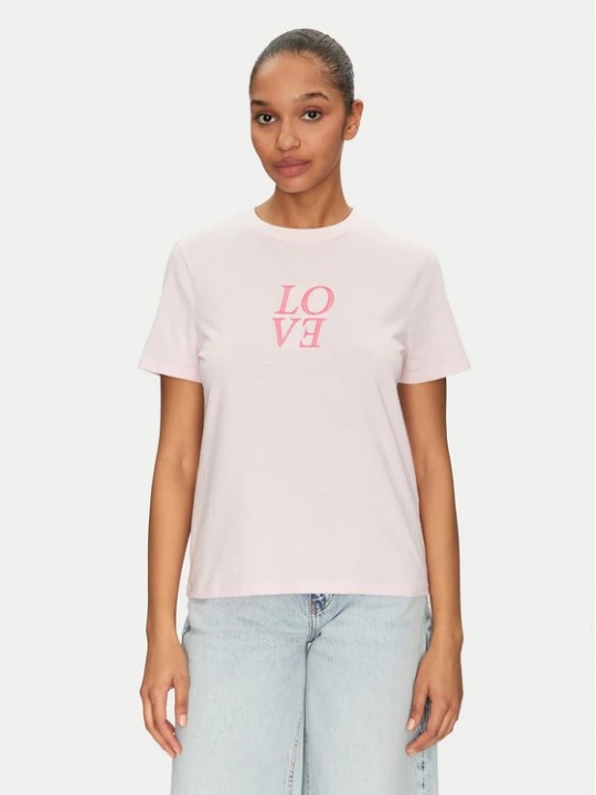 Obrázek produktu Pieces T-Shirt Skylar 17155376 Růžová Regular Fit