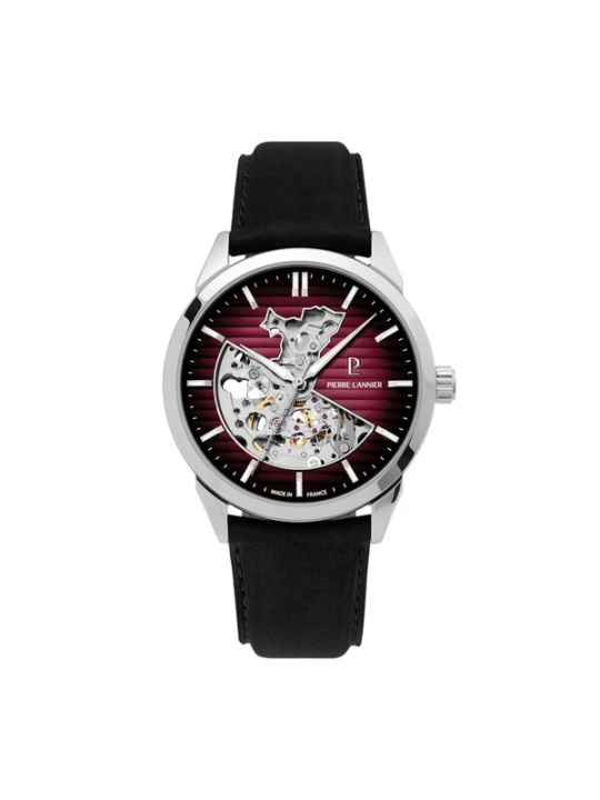 Obrázek produktu Pierre Lannier Analogové hodinky 'Automatic watch Monarck' burgundská červeň