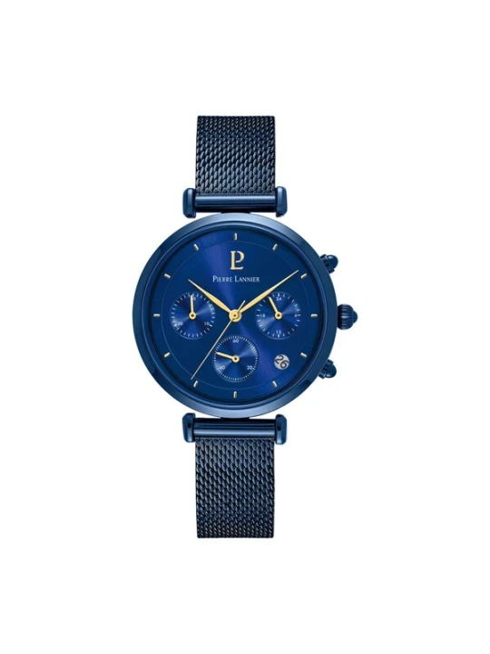 Obrázek produktu Pierre Lannier Analogové hodinky 'Chronograph Lutecia' modrá