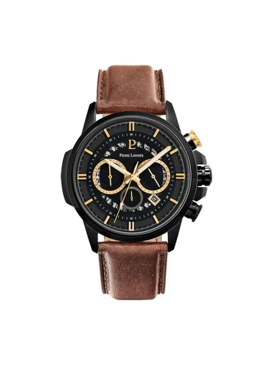 Obrázek produktu Pierre Lannier Analogové hodinky 'Chronograph Sentinelle' černá