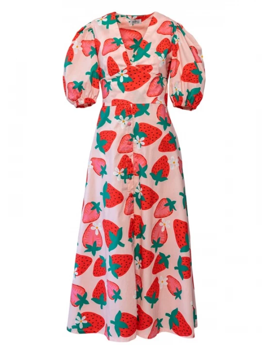 Obrázek produktu Pineapples Don't Have Sleeves Šaty 'Lola Fresa' pastelově růžová