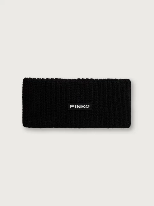 Obrázek produktu Pinko čelenka dámská s příměsí vlny černá
