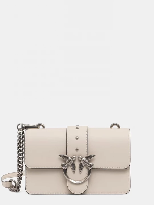 Obrázek produktu Pinko crossbody kabelka dámská kožená béžová