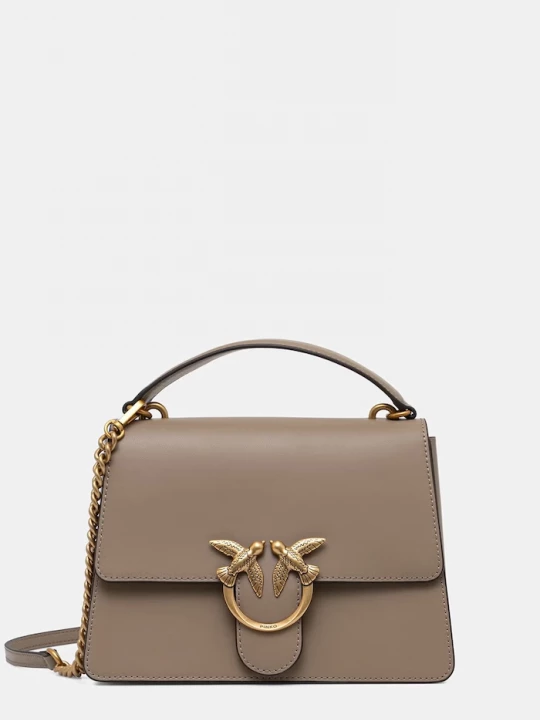 Obrázek produktu Pinko crossbody kabelka dámská kožená béžová