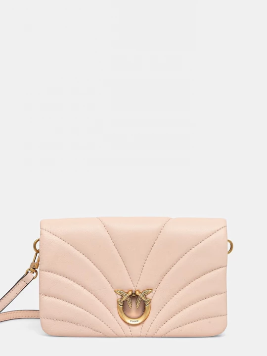 Obrázek produktu Pinko crossbody kabelka dámská kožená béžová
