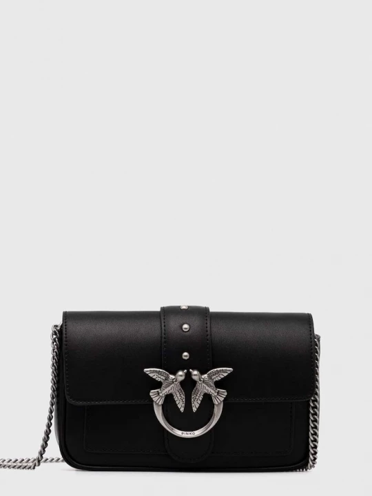 Obrázek produktu Pinko crossbody kabelka dámská kožená černá