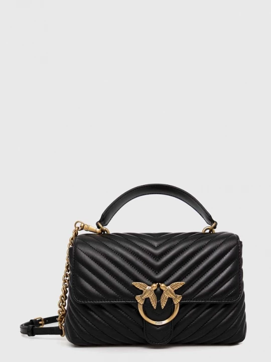Obrázek produktu Pinko crossbody kabelka dámská kožená černá