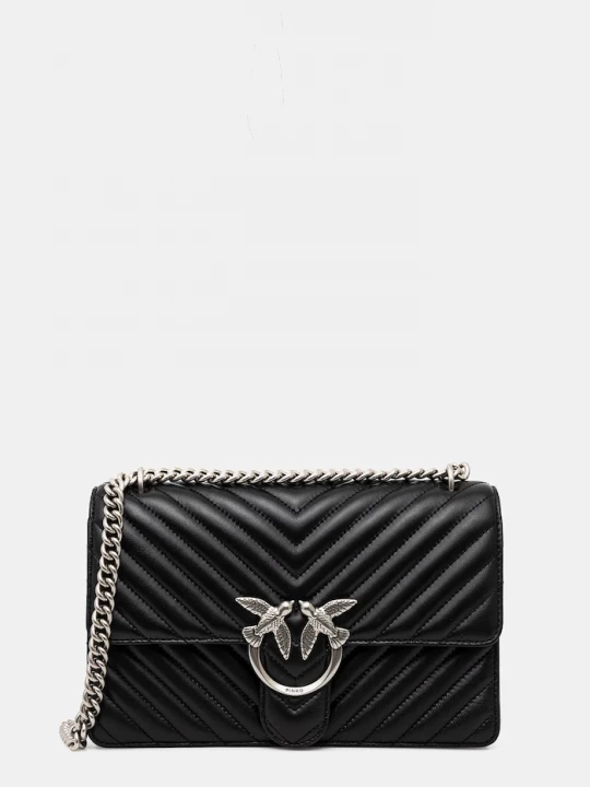 Obrázek produktu Pinko crossbody kabelka dámská kožená černá