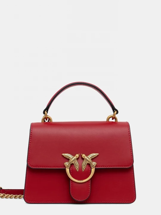 Obrázek produktu Pinko crossbody kabelka dámská kožená červená