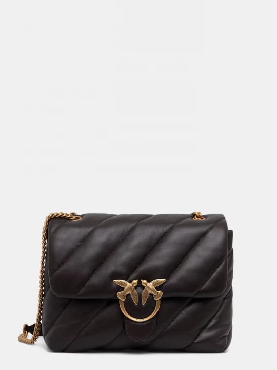 Obrázek produktu Pinko crossbody kabelka dámská kožená hnědá