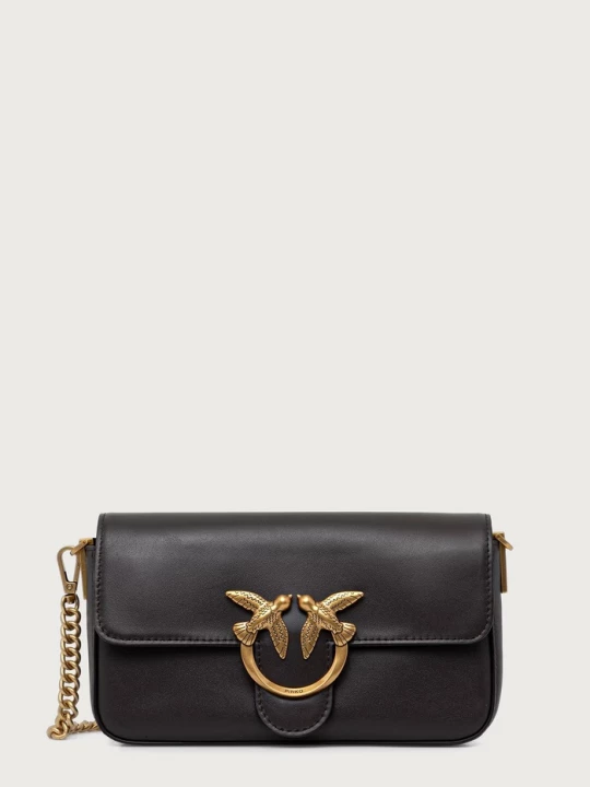 Obrázek produktu Pinko crossbody kabelka dámská kožená hnědá