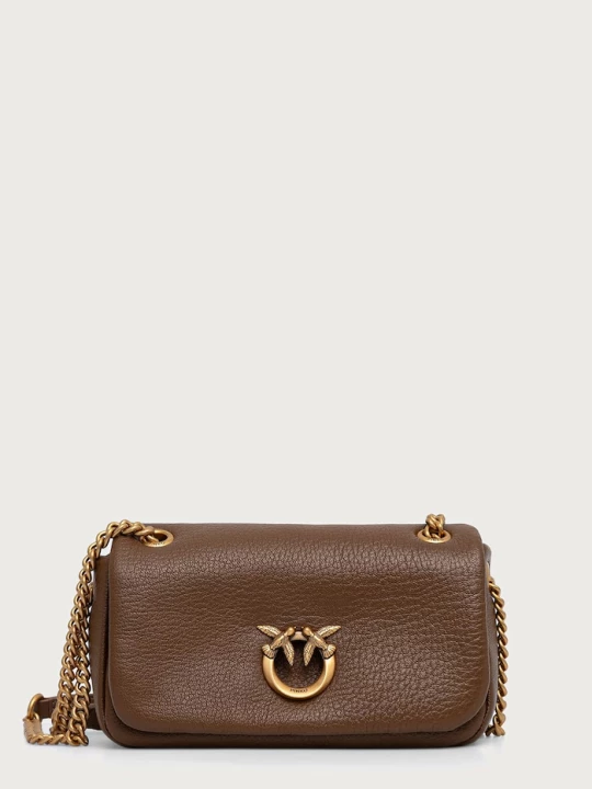 Obrázek produktu Pinko crossbody kabelka dámská kožená hnědá