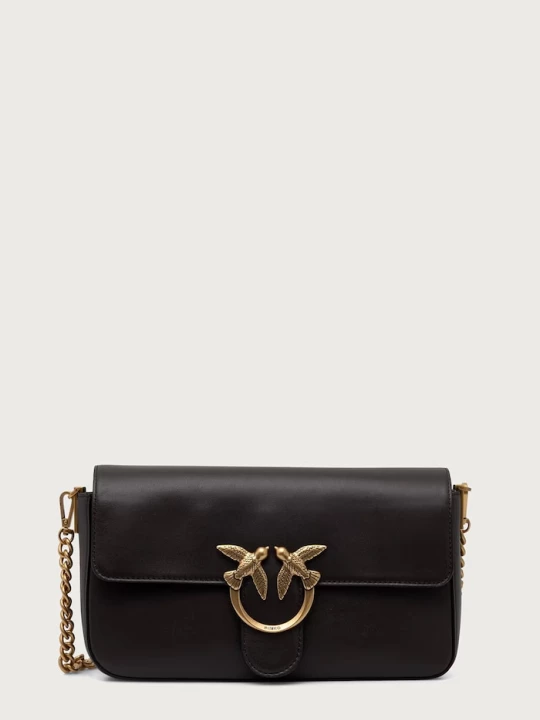 Obrázek produktu Pinko crossbody kabelka dámská kožená hnědá