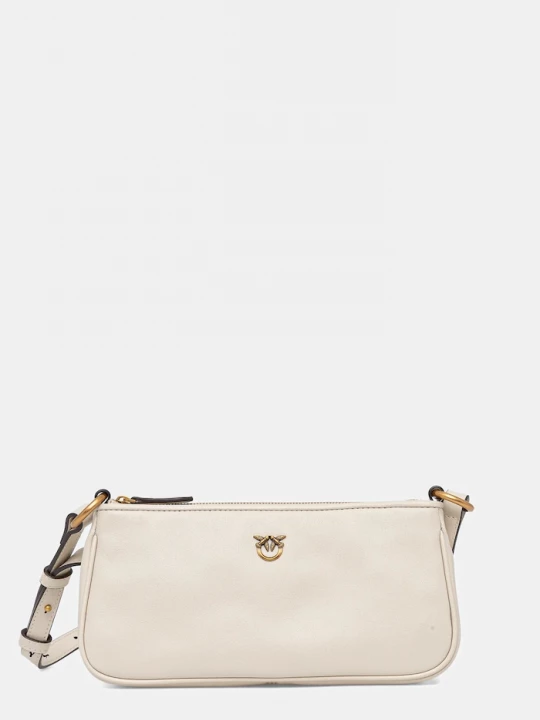 Obrázek produktu Pinko crossbody kabelka dámská kožená Horizontal béžová