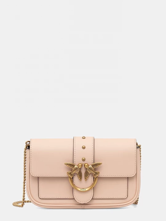 Obrázek produktu Pinko crossbody kabelka dámská kožená oranžová