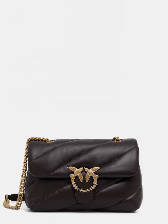 Obrázek produktu Pinko crossbody kabelka dámská z imitace kůže hnědá