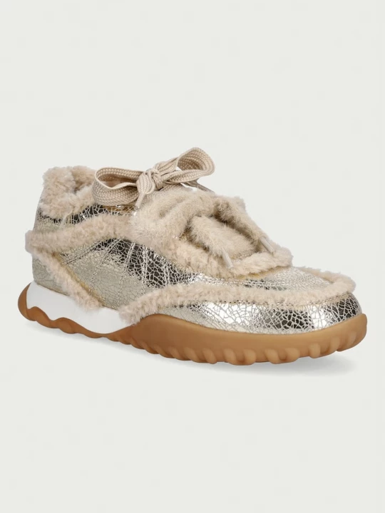 Obrázek produktu Pinko Gea 02 sneakers boty dámské kožené zlatá