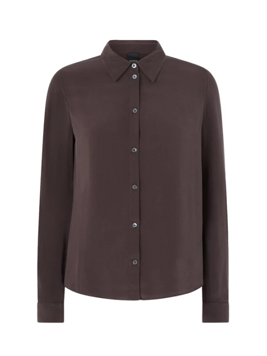 Obrázek produktu PINKO Halenka 'PINKO CRACKERS CAMICIA CREPE DE CHINE CAMICIA' hnědá