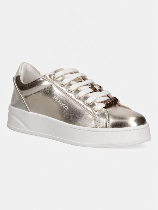Obrázek produktu Pinko Iris 01 sneakers boty dámské kožené zlatá