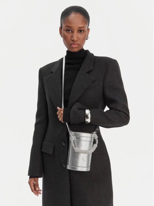Obrázek produktu PINKO Kabelka Mini Bucket Manico 25-26 PLTT 105910 Stříbrná