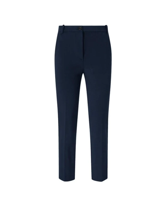 Obrázek produktu PINKO Kalhoty 'PINKO BELLO PANTALONE PUNTO STOFFA CON BOTTONE ESTERNO PANTALONE' tmavě modrá