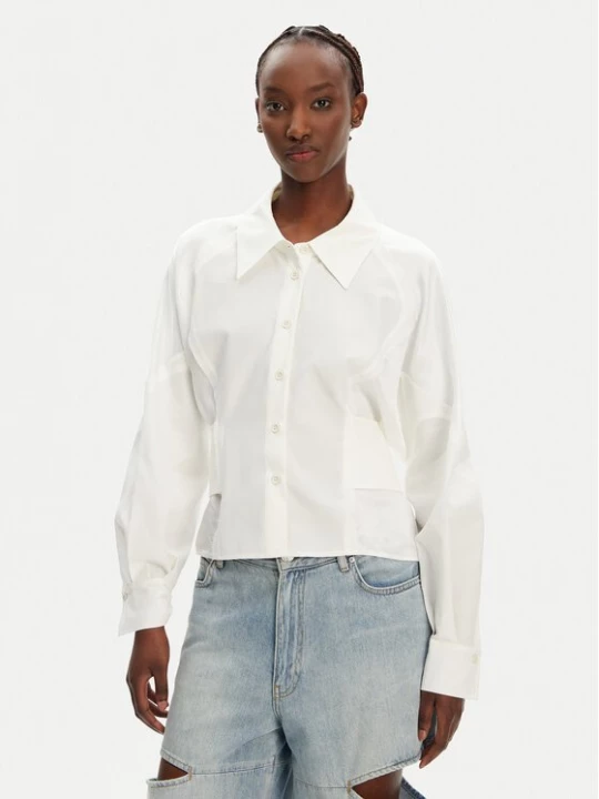 Obrázek produktu PINKO Košile Controvento 104594 A2BT Bílá Relaxed Fit
