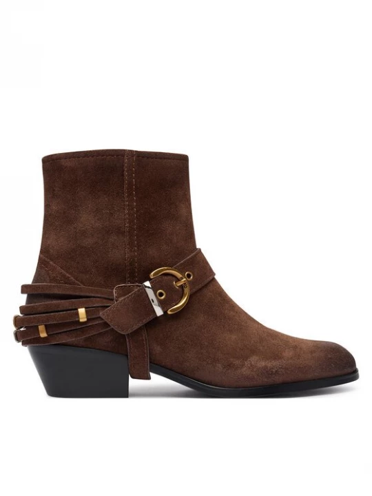 Obrázek produktu PINKO Kovbojská obuv Jane 07 SD0557P151 Tmavě hnědá