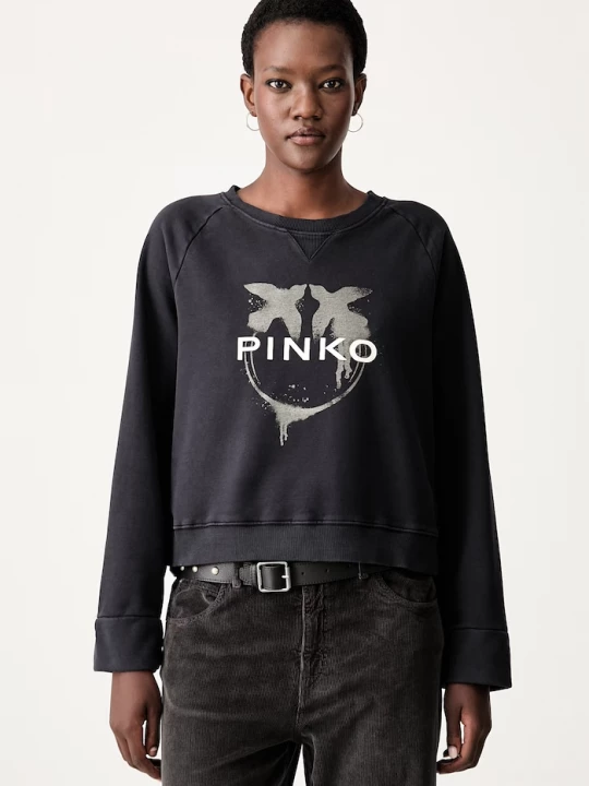 Obrázek produktu Pinko mikina dámská bavlněná černá