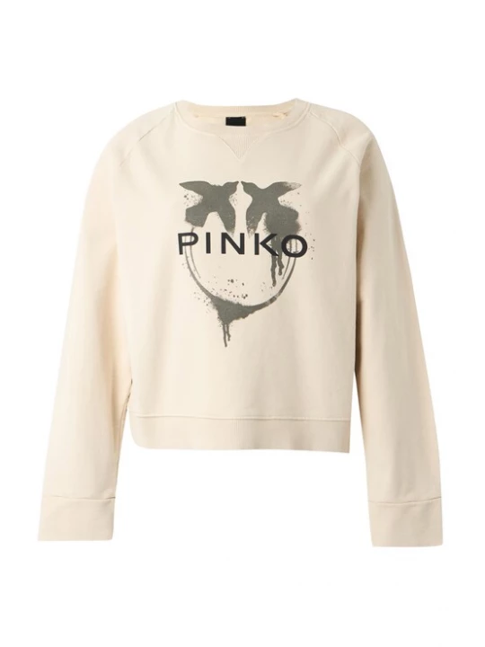 Obrázek produktu PINKO Mikina 'NEVES' krémová / zelená / černá
