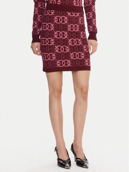 Obrázek produktu PINKO Mini sukně Bang Bang 106040 A2YD Bordó Slim Fit